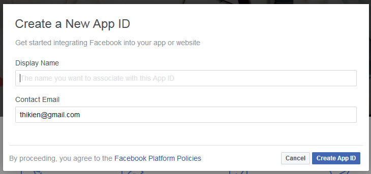 How to setup Facebook Application